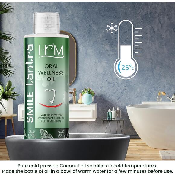 Happy Moms Oil Pulling with Rosemary & Peppermint Essential Oils for Oral Health - Picture 4 of 6